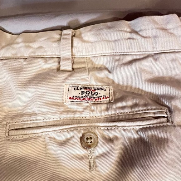 Polo Ralph Lauren Men Khaki Chino Pants Straight Fit 40x30 Casual Khakis - Picture 5 of 11